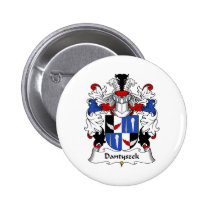 Dantyszek Family Crest Button