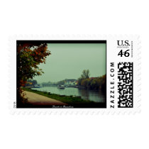 Danube in Regensburg postage