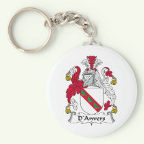 D'Anvers Family Crest Keychain
