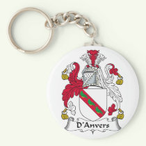 D'Anvers Family Crest Keychain