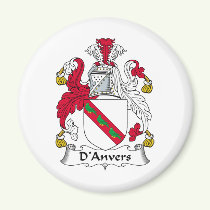 D'Anvers Family Crest Magnet