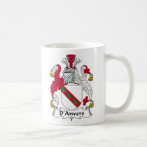 D'Anvers Family Crest Mug