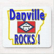 Danville Rocks ! (blue) mousepads