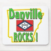 Danville Rocks ! (green) mousepads