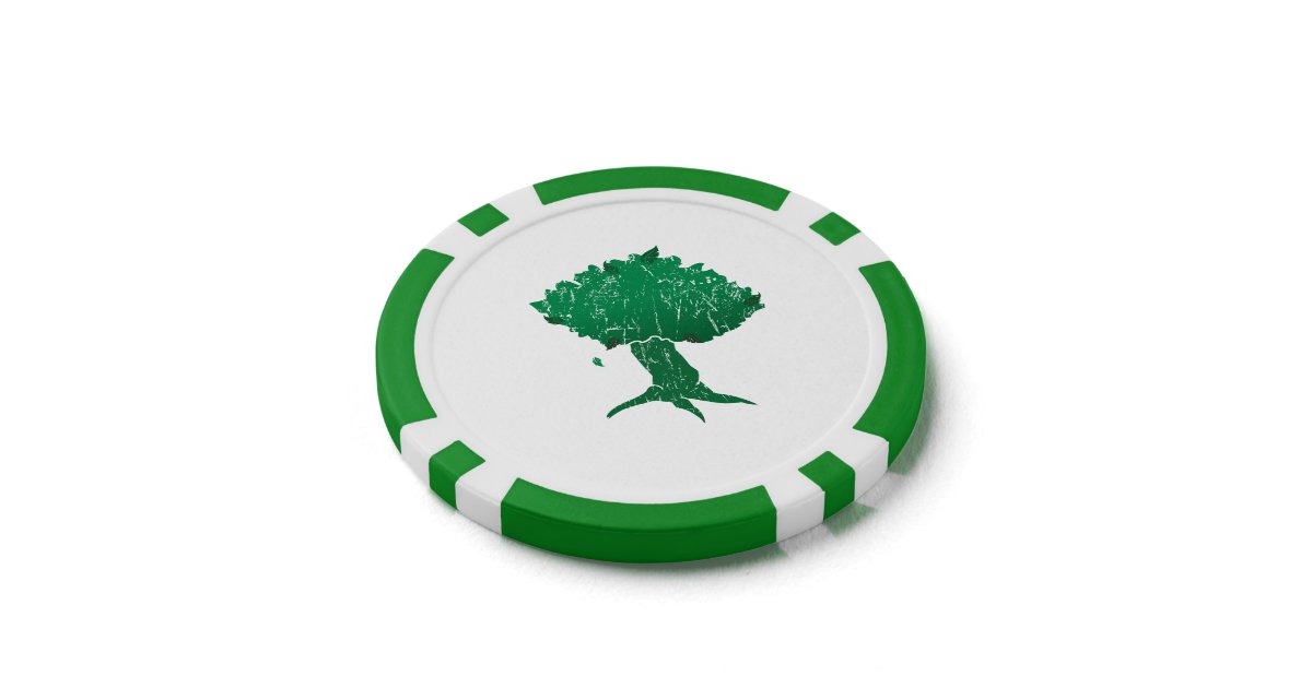 Z striped clay poker chips