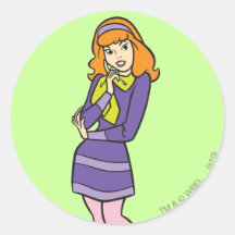 Daphne Pose 12 Round Sticker