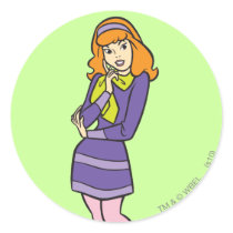 Daphne Pose 12 Round Sticker