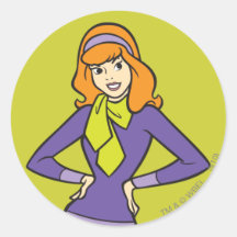 Daphne Pose 14 Round Sticker