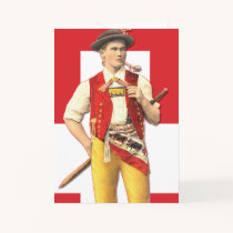 Dapper Appenzell Farmer in Traditional Costume cards