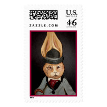 Dapper Easter Rabbit postage by Lesleysloft Dapper Easter Rabbit postage