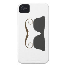 Dapper Mustache iPhone 4 Case