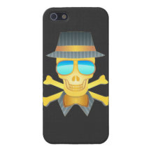 Dapper Skull iPhone 5 Case