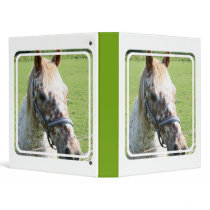 Dappled Appaloosa Horse  Binder