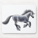Dappled Gray Draft Horse Mousepad