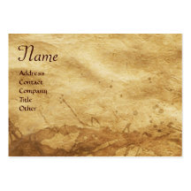 DAPPLED GREY HORSE Parchment Monogram Business Card Template