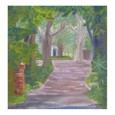 Dappled Shade Lane print