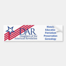 DAR Bumper Sticker