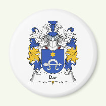 Dar Family Crest Magnet