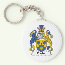 Darby Family Crest Keychain