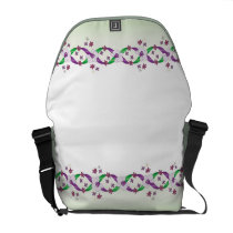 Darcy Green Ribbons & Flowers Rickshaw Messen rickshaw messenger bags