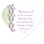 Darcy Quote Wedding Sticker