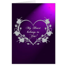 Dard de la tarjeta del día de San Valentín - coraz
