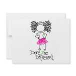 Dare 2 be different custom announcement