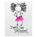 Dare 2 be different letterhead design