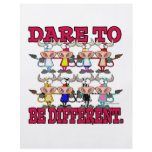 DARE TO BE DIFFERENT funny COWS Flyers