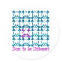 Dare to be different stickers