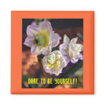 motivational, courage, different, dare, floral,