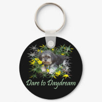 Dare to Daydream, Inspirational T-Shirts & Gifts! keychains by 50thbirthdaygifts Dare to Daydream, Inspirational T-Shirts & Gifts! keychains