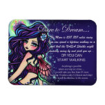"Dare to Dream" Inspirational Fantasy Art Magnet magnets