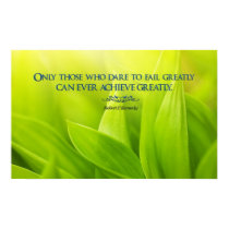 Dare To Fail Motivational Poster