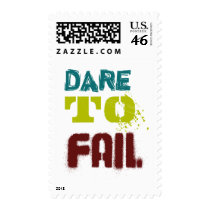 Dare to fail postage stamps