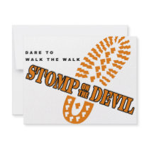Dare to walk the walk... invitations