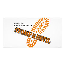 Dare to walk the walk... photo card