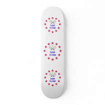 Dare to Win Tennis Skate Board Decks