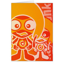 Daredevil Mascot cards by KawaiiPunk Daredevil Mascot cards