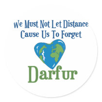 Darfur Heart 1 stickers by awarenessgifts Darfur Heart 1 stickers