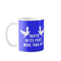 Darfur is dying, take action now mugs