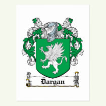 Dargan Family Crest Postcard