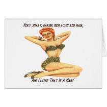 Daring Men Love Red Hair cards by rocketjnyc Daring Men Love Red Hair cards