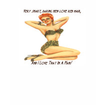 Daring Men Love Red Hair! t-shirts by rocketjnyc Daring Men Love Red Hair! t-shirts