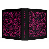 Daring Pink Damask 2" Miss Victoria Binder