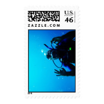 Daring Scuba Diver Stamp