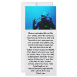Daring Scuba Diver rack cards