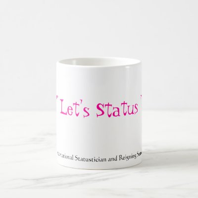 Dario: "Lets Status" Mug by nfamus