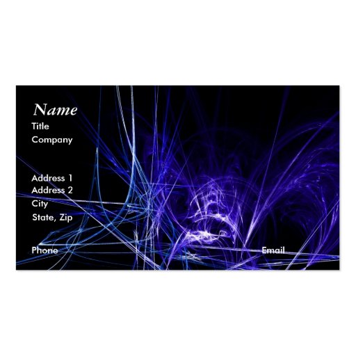 Dark Abstract Business Card
