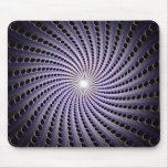 Dark Abstract Spiral: Mousepads
